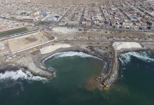 Nueva playa artificial El Salitre de Tocopilla presenta un 70% de avance