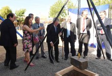 Colocaron la primera piedra del Centro de Justicia de Chillán