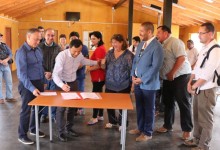 Entregaron terreno para la construcción del Centro de Salud Familiar de Malalhue