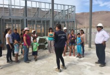 Un 57% de avance registra construcción de jardín infantil en Quebrada de Acha en Arica