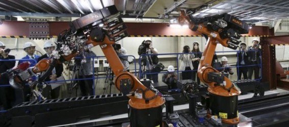 Última frontera de la robótica: construir rascacielos en Japón