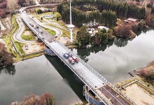 Preparan apertura del Puente Cau Cau para el 25 de agosto