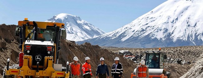 MOP avanza en mejoramiento de la Ruta Internacional 11 CH con Bolivia