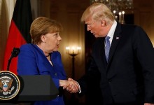 Trump y Merkel abogan por mejorar relaciones comerciales entre EE.UU. y la Unión Europea