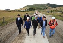 Ministro Fontaine anuncia inversión sobre $18 mil millones para accesos norte y sur de Coyhaique