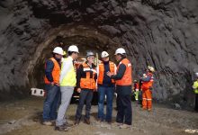 Ministro Fontaine visitó construcción de nuevo Túnel El Melón II que tendrá 2,8 kilómetros de extensión