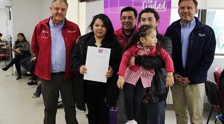 140 Familias de agrupación Pioneros 6 recibieron subsidios para construcción de sus departamentos sin deuda
