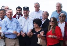 Ministro Alfredo Moreno encabeza inauguración de tranque de agua para pequeños agricultores de Panquehue en la Región de Valparaíso