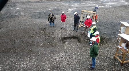 Ponen la primera piedra del futuro Hospital Intercultural de Lonquimay