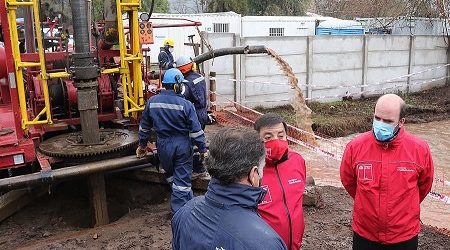MOP comienza construcción de 2 pozos de emergencia para canales de Llay Llay