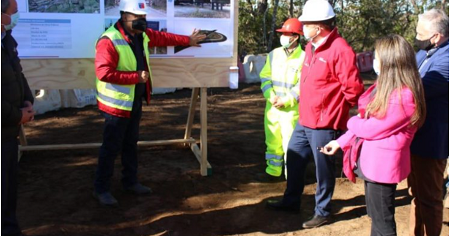 Instalan primera piedra de puente que unirá comunas de Quilleco y Santa Bárbara