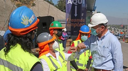 Obra de nueva Autopista Américo Vespucio Oriente I completa más de un 50% de avance