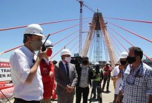Obras de puente Treng Treng – Kay Kay entran en su fase final con la instalación de los últimos tirantes