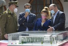 Ministro Moreno presentó la maqueta de la nueva comisaría de Maipú en el sector de La Farfana que construirá la Dirección de Arquitectura del MOP