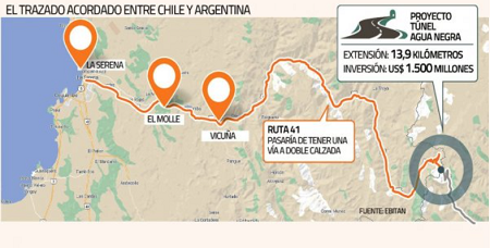 Túnel Agua Negra: CORE de Coquimbo rechaza iniciativa del MOP de buscar trazado alternativo