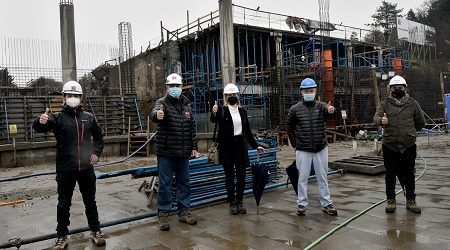 PRESIDENTE NACIONAL CCHC VISITA OBRAS EMBLEMÁTICAS DE LA CIUDAD DE VALDIVIA