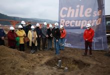 MOP inicia nueva etapa de construcción de colectores de aguas lluvias en la comuna de Lota en la región del Biobío