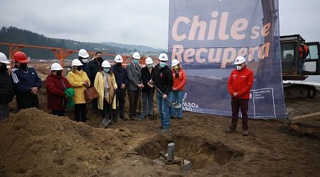 MOP inicia nueva etapa de construcción de colectores de aguas lluvias en la comuna de Lota en la región del Biobío