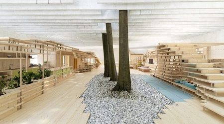 PABELLÓN NÓRDICO DE LA BIENAL DE ARQUITECTURA DE VENECIA PROPONE UN MODELO DE VIVIENDA COMPARTIDA A GRAN ESCALA