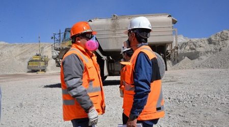 Comités Paritarios de Chuquicamata analizan en terreno protocolos de seguridad en el área Mina Rajo