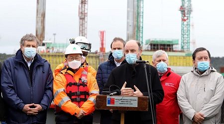 Ministro Alfredo Moreno en visita al Puente Chacao en Chiloé: “Esta es la principal obra pública que tenemos en el país”
