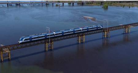 Último tren que completará la nueva flota para el Corto Laja y Biotrén ya se encuentra en el Bío Bío