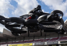 Crean en Japón una futurista «moto voladora» capaz de transportar a una persona hasta a 100 km/h