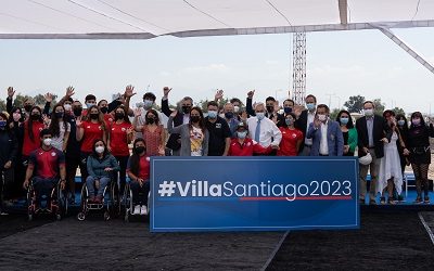 CCHC PARTICIPA EN POSTURA DE PRIMERA PIEDRA DE LAS OBRAS DE CONSTRUCCIÓN DE LA VILLA PANAMERICANA Y PARAPANAMERICANA