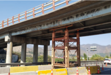 Puente El Olivo presenta peligro de derrumbe tras se golpeado por camión: reparación demoraría meses