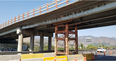 Puente El Olivo presenta peligro de derrumbe tras se golpeado por camión: reparación demoraría meses