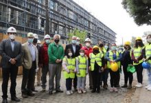 Ministro Alfredo Moreno supervisa construcción del nuevo Liceo Jorge Teillier en Lautaro, Región de La Araucanía