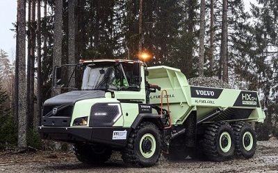 Volvo comienza pruebas con un prototipo de camión articulado de hidrógeno