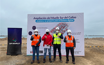 Obras de Muelle Bicentenario presentan avance del 33%