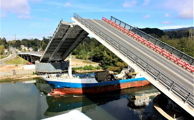 Mop realiza este viernes nueva apertura de puente Cau Cau