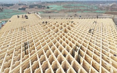 NATURALEZA, ARQUITECTURA Y TECNOLOGÍA EN MADERA SE DESPLIEGAN EN EL JARDÍN BOTÁNICO DE TAIYUAN