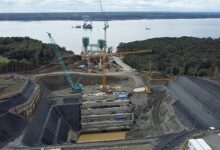 Las obras del Puente Chacao alcanzan el 30% de avance y ya empiezan a tomar forma