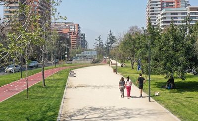 Inauguran segundo tramo del Parque Vespucio Oriente en la comuna de Las Condes