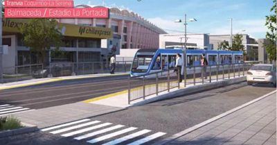 MOP anuncia que tranvía Coquimbo-La Serena se licitará el próximo año