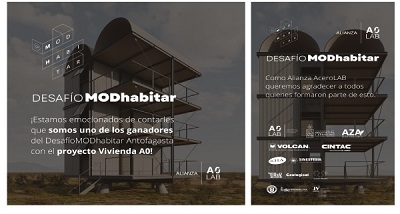 PROPUESTA DE ALIANZA ACEROLAB GANÓ DESAFÍO MODHABITAR, PARA CONSTRUIR VIVIENDAS SOCIALES EN ANTOFAGASTA