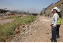 «Se convirtió en un gran basural»: MOP inicia limpieza del río Mapocho en Quinta Normal