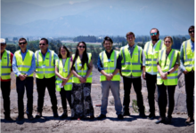 Comité de Economía Circular visita planta de valorización de residuos en construcción