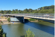 MOP completó nueva apertura del puente Cau Cau en el marco de su proyecto de solución definitiva