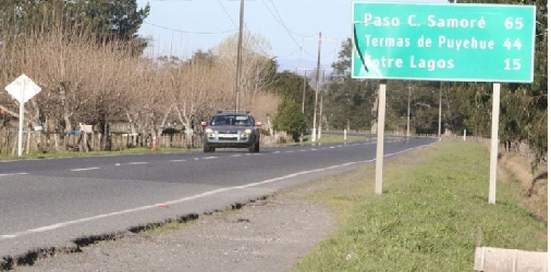 Comunidad emplaza al MOP por abandono de Ruta Internacional 215 en Puyehue