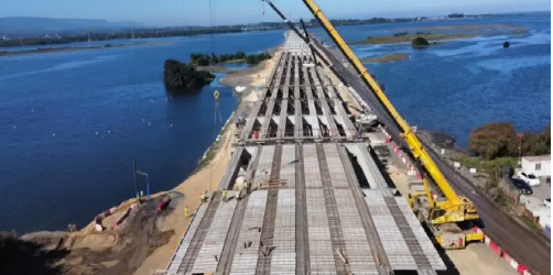 Cerca de 40% de avance tiene construcción de Puente Industrial: estaría habilitado a fines de 2024
