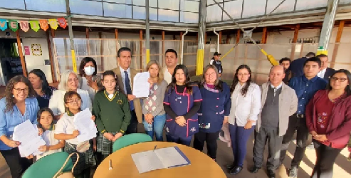 Anunciaron inversión de $300 millones para mejorar la infraestructura de la escuela Valle Colcura en Lota