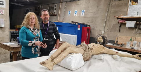Restauración del Cristo de la Iglesia San Francisco en Valparaíso obtiene destacada calificación en inspección del MOP