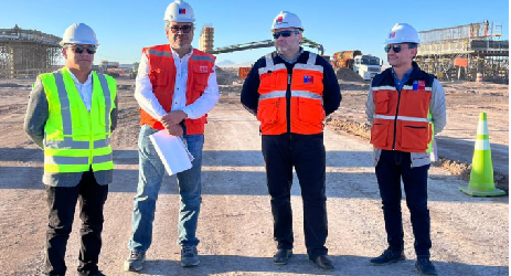 Subsecretario Herrera constata importantes avances en Circunvalación Calama y Rutas del Loa
