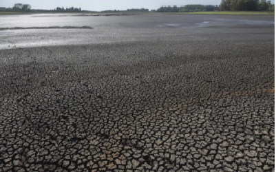 Sequía: Uruguay construye a contrarreloj sistema de cañerías para obtener agua potable