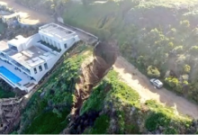 Nuevo socavón corta acceso a exclusivo condominio residencial en Cachagua