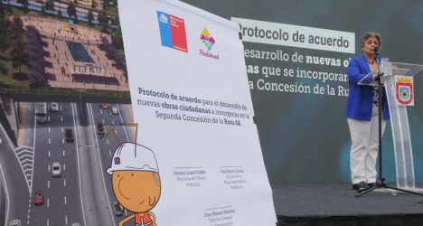 MOP y Municipalidad de Pudahuel firman acuerdo para la construcción de obras sociales en nueva concesión de Ruta 68